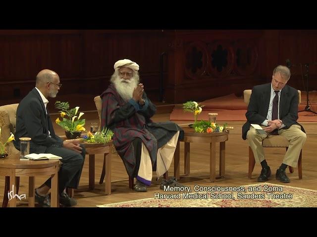 Sadhguru at Harvard Medical School - Memory, Consciousness, and Coma