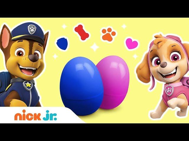 PAW Patrol Guessing Game Ft. Chase, Marshall & More! | Surprise Eggs | Nick Jr.