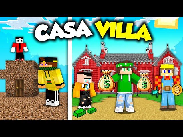 HO SFIDATO A COSTRUIRE una VILLA I MIEI AMICI - MINECRAFT ITA