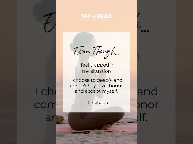 Let's tap to relieve the discomfort and regain control of our feelings