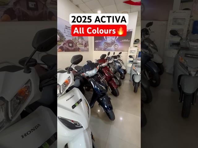 2025 Honda Activa 110 with New Model All Colours #trending #activa