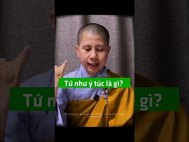 Tứ như ý túc là gì? - SC. Giác Lệ Hiếu | Vườn An Yên