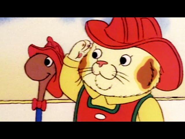 Busy World of Richard Scarry | The Busiest Firefighter Ever | Learning for Kids