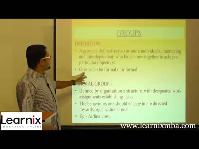 Learnix MBA Online Video Coaching Class - Organizational Behaviour