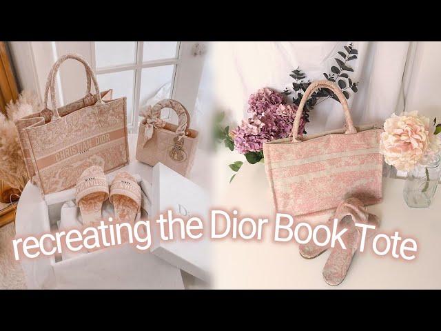 DIY Dior Book Tote Bag - recreating the Dior Book Tote Bag - DIY Book Tote Bag