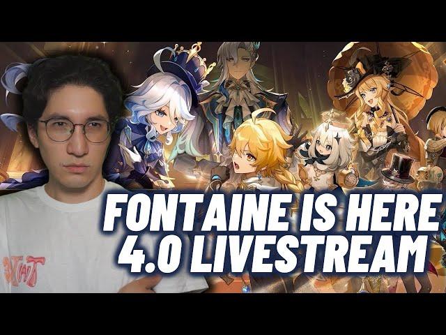 GENSHIN IMPACT 4.0 LIVESTREAM REACTION + RECAP