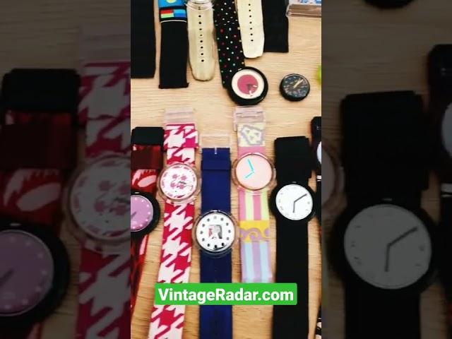 Pop Swatch Watches 80s and 90s | Vintage Swatch Pop Watch Collection for Men and Women