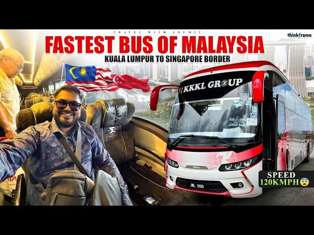 KUALA LUMPUR to JOHOR BAHRU Bus Journey | Fastest bus of Malaysia