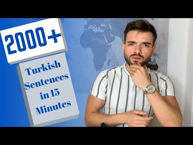 Learn Turkish THE EASY WAY! | 2000+ Easy Turkish Sentences