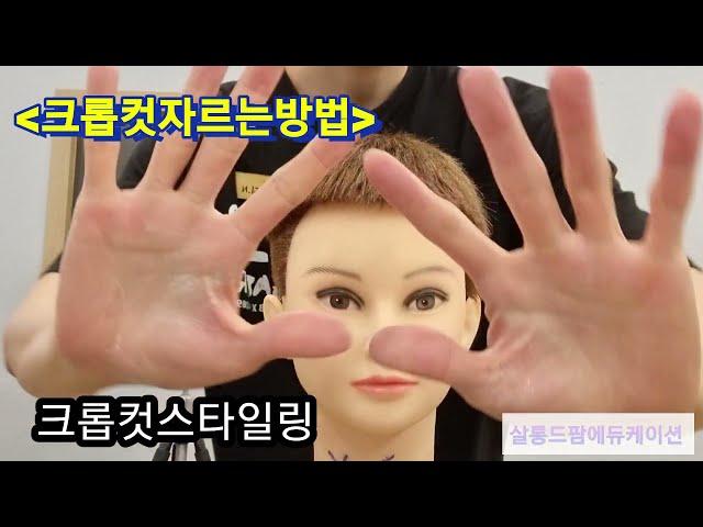 크롭컷자르는방법,크롭컷영상,크롭컷교육,투블럭크롭컷,남자커트영상,남자커트교육