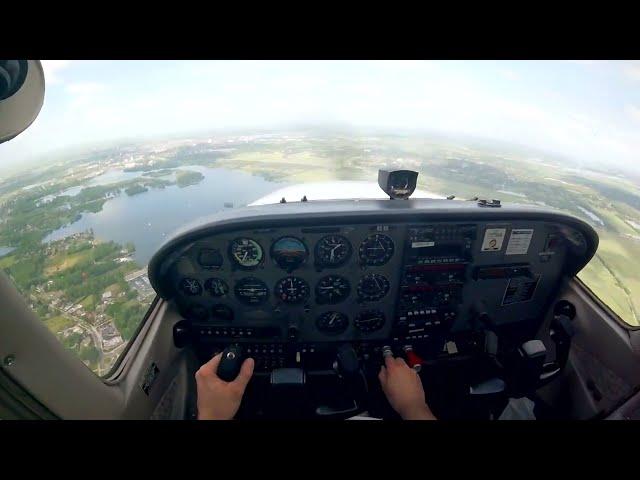 Custom Departure from Groningen Airport Eelde (EHGG) | Cessna 172R Skyhawk