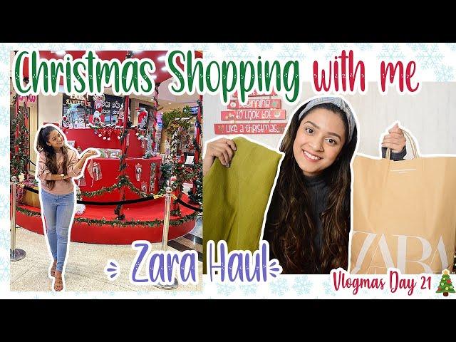 zara & miniso haul, christmas shopping | Vlogmas Day 21| Meghna Verghese