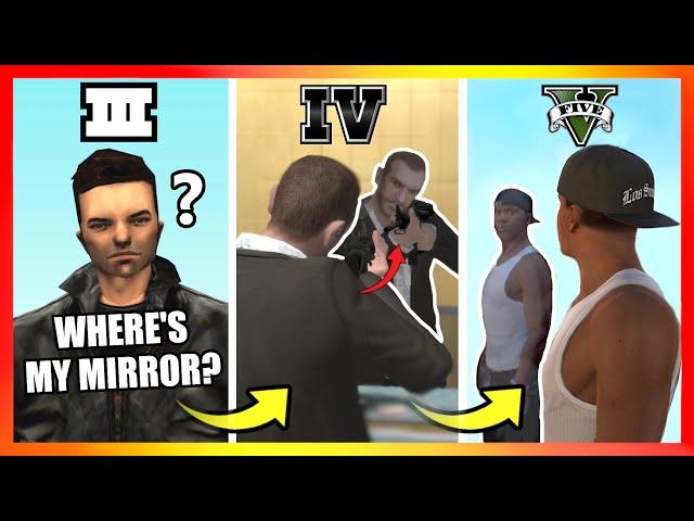 Evolution of MIRRORS LOGIC in GTA Games! (GTA 3 → GTA 5)