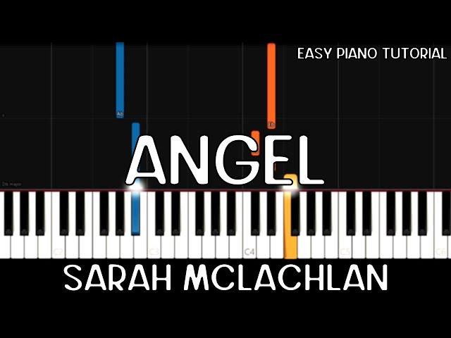 Sarah McLachlan - Angel (Easy Piano Tutorial)