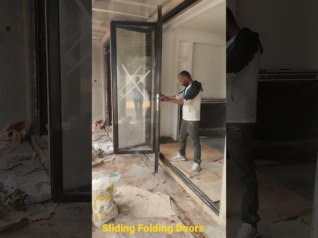 Aluminum Sliding folding Doors