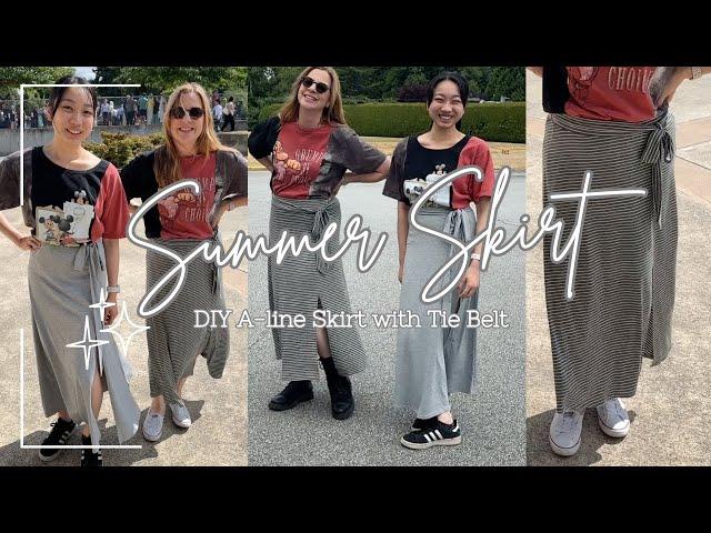 Sew a Fun and Easy Knit Skirt for Summer!