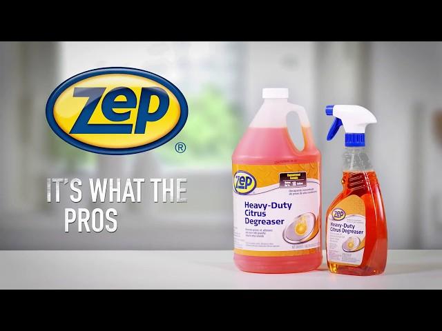 Zep's Heavy-Duty Citrus Degreaser... it's what the pros use!