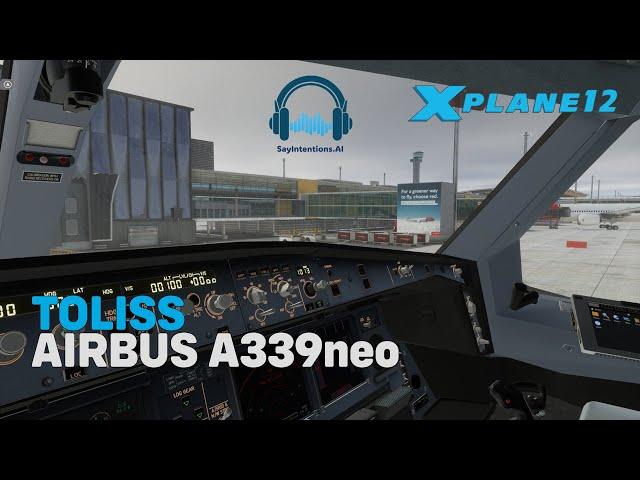 Toliss A330-900 | ENGINE FIRE | ENGM-EKCH | X-Plane 12