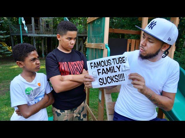 OBSESSED Fan BULLIES YouTube Family, Learns His Lesson | FamousTubeFamily