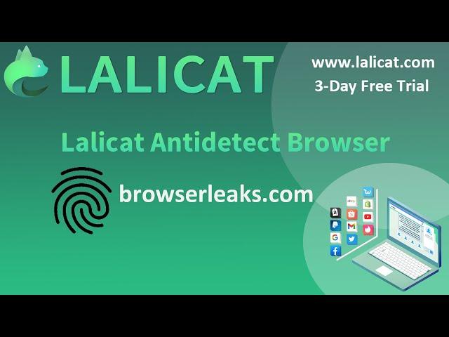 browserleaks.com - Lalicat anti detect browser fingerprint camouflage effect test