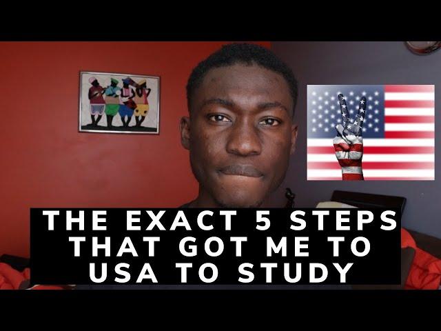 Exact steps to study in usa as an international student | College application process