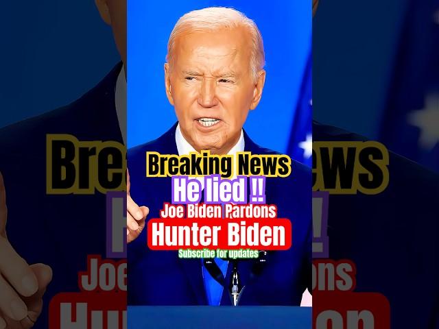 Joe Biden Pardons Hunter Amid Legal Developments #JoeBiden #HunterBiden #Pardon