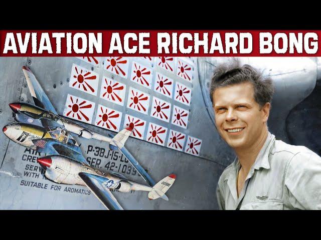 U.S. Ace of Aces Richard Bong And The Lockheed P-38 Lightning