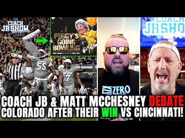 Coach JB & Matt McChesney DEBATE Colorado Football After Their WIN vs. Cincinnati!