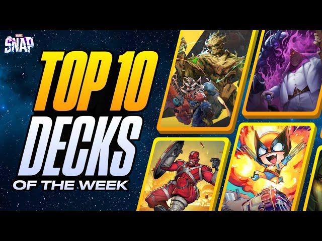 TOP 10 BEST DECKS IN MARVEL SNAP | Weekly Marvel Snap Meta Report #113