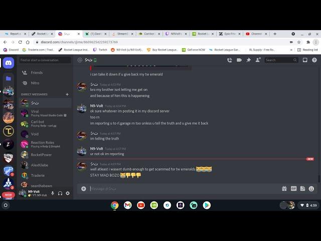 #Zenic His epic: rl.dubz scammed my tw emerald for a fake emerald pro code :(