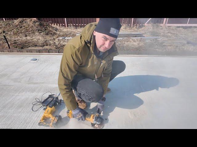 Новый фундамент на выброс - обследование монолитной плиты