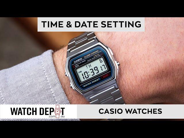 How To Change The Time On Casio Watches