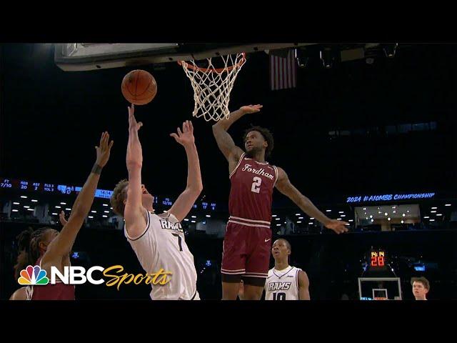 A10 Men’s Tournament Highlights: Fordham Rams vs. VCU Rams | 3/13/2024 | NBC Sports