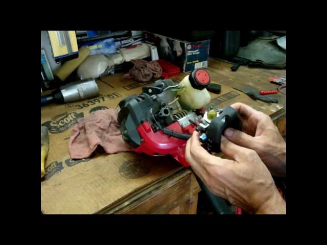 Weed Eater String Trimmer Carburetor EASY FIX! - Bogs Down - Won't Start - Runs Rough -