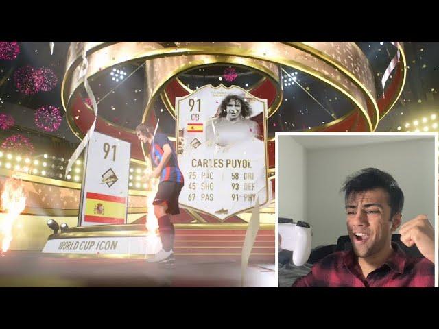 I completed Carles Puyol Icon SBC!!! Fifa 23 #fifa23ultimateteam #fifa23iconpack