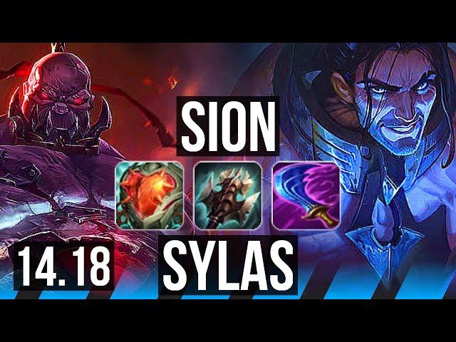 SION vs SYLAS (MID) | 7/3/10, Rank 12 Sion | EUW Grandmaster | 14.18