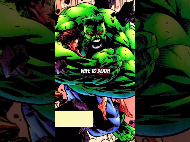 Hulk Body Fluids Literally Killed His Wife| #hulk #marvel #comics #comicbooks #redhulk #shehulk