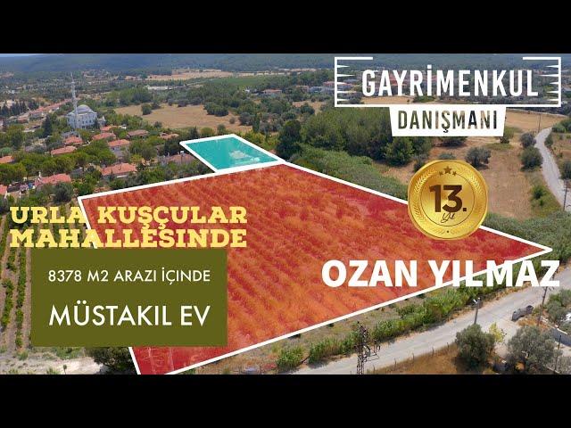 Urla Kuşçular'da Büyük Bahçeli Müstakil Ev