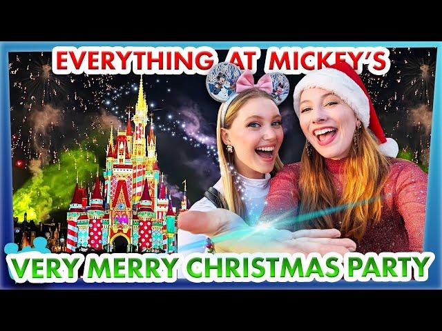 EVERYTHING at Mickey's Very Merry Christmas Party in Disney World -- Shows, Snacks & MORE