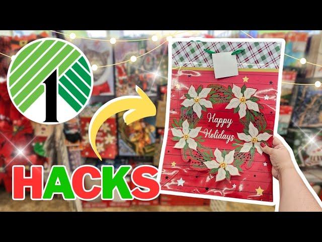 GENIUS  Dollar Tree DIY Crafts Using Gift Bags | Christmas DIY Crafts