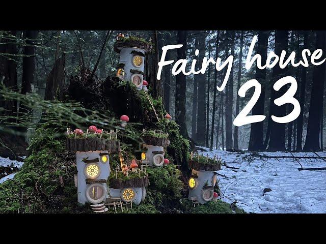 DIY Fairy house with a working solar roof Nr. 2