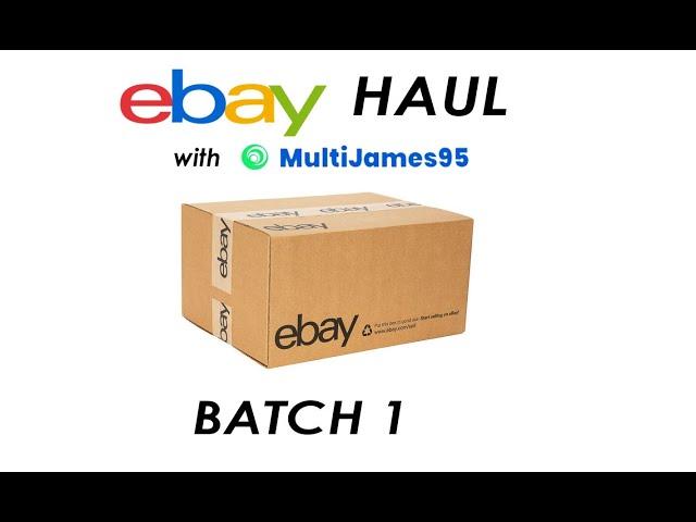 ebay Haul w/ MultiJames95 (batch 1) | SHOW YA STUFF: UNBOXING & REVIEW SERIES