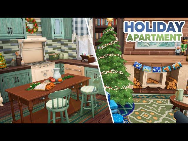 Cozy Holiday Apartment // The Sims 4 Speed Build: Apartment Renovation