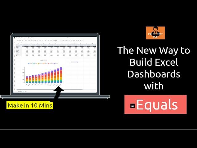 New Way to Build Excel Dashboard for Business Analyst  [With Equals]