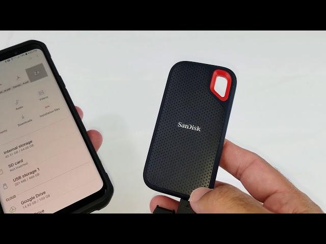 How to Transfer Files Straight From Your Phone to Your SanDisk SSD Hard Drive