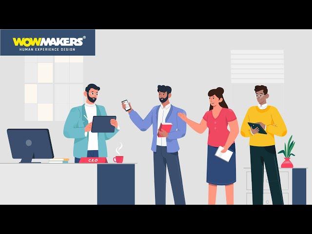 KEBS explainer video | 2D animation video for office collaboration software | WowMakers