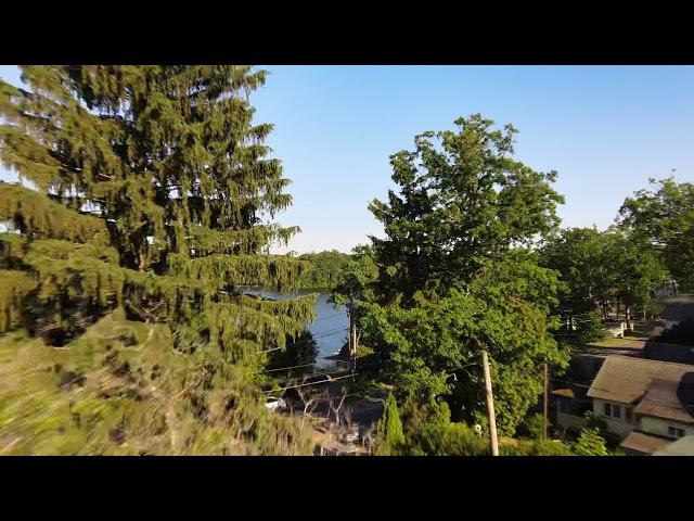 Flight over Lake Silkworth