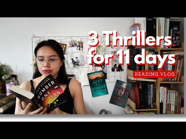 reading only thriller books  | one almost 5-star book! | Filipino Booktuber 