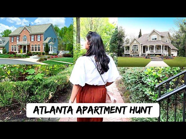 House Hunting In Atlanta USA  1BR Rented Apartment In The City Of Atlanta  अमेरिका में घर की खोज।