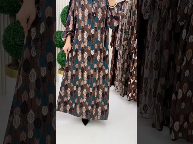 Enfes  Tatlı Renkli Tesettür Anne Elbiseleri
